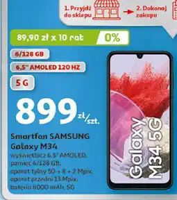 Auchan Smartfon m34 Samsung Galaxy oferta