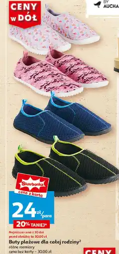 Auchan Buty plażowe damskie Inextenso By Auchan oferta