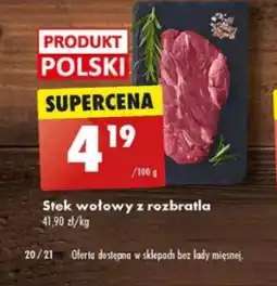 Biedronka Stek wołowy Polski oferta