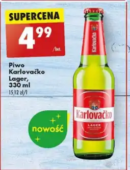 Biedronka Piwo Karlovačko Lager oferta
