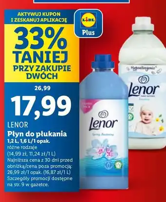 Lidl Płyn do płukania spring awakening Lenor Classic oferta