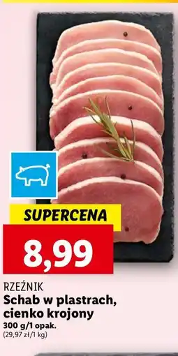 Lidl Schab wieprzowy cienko krojony Rzeźnik Codzienna Dostawa oferta