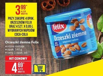 Makro Orzeszki ziemne Felix 140g oferta