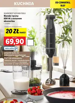 Lidl Blender ręczny 600 w Silvercrest oferta