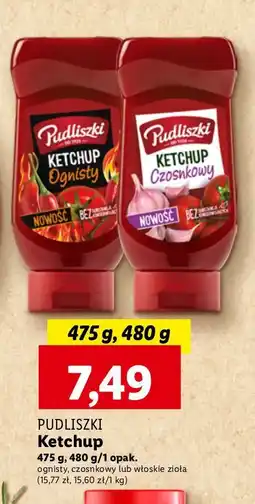 Lidl Ketchup ognisty Pudliszki oferta