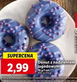 Lidl Donut z nadzieniem jagodowym oferta
