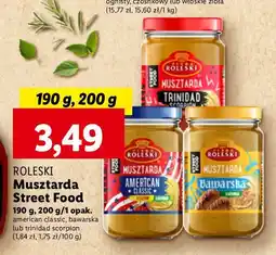 Lidl Musztarda american classic yellow łagodna Roleski Street Food oferta