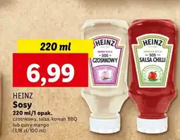 Lidl Sos curry mango Heinz oferta