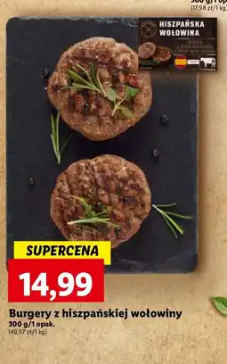Burgery z wołowiny hiszpańskiej