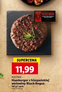 Lidl Hamburger wołowy black angus Rzeźnik Codzienna Dostawa oferta