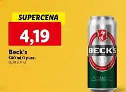 Lidl Piwo Beck's Imported oferta