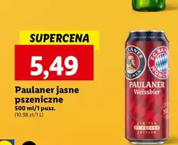 Lidl Piwo Paulaner Bayern Munchen oferta