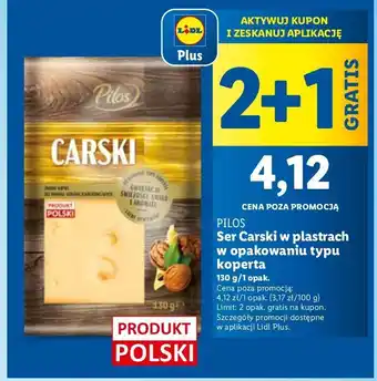 Lidl Ser carski w kopercie Pilos oferta