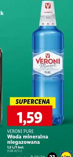 Lidl Woda pure Veroni Mineral oferta