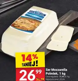 Twój Market Ser Mozzarella Polmlek 1 kg oferta