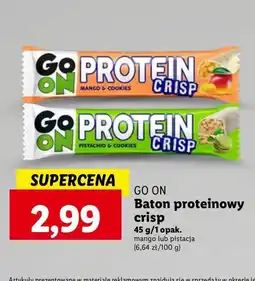 Lidl Baton mango Sante Go On! Protein Crisp oferta