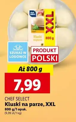 Lidl Kluski na parze Chef Select oferta