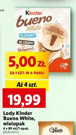 Lidl Lody Kinder Bueno White oferta