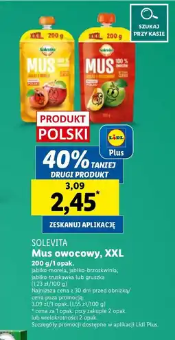 Mus jabłko brzoskwinia Solevita