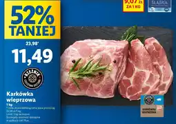 Lidl Karkówka wieprzowa oferta