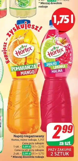 Dino Napój jabłko-malina-limonka Hortex oferta