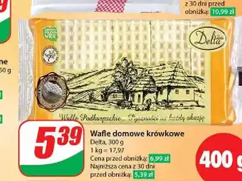 Dino Wafle krówkowe Delta Bis oferta