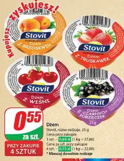 Dino Dżem z czarnych porzeczek Stovit oferta
