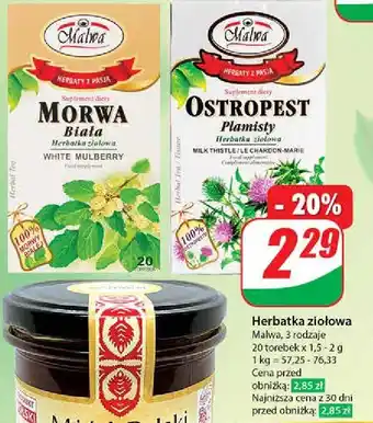 Dino Herbatka ostropest plamisty Malwa Tea oferta