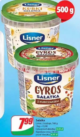 Dino Sałatka gyros z kurczakiem Lisner O Mamo! oferta