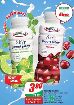 Dino Jogurt pitny wiśnia Piątnica Skyr oferta
