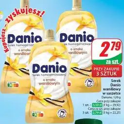 Dino Serek wanilia saszetka Danone Danio oferta