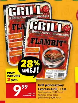 Twój Market Grill jednorazowy Express-Grill 1 szt oferta