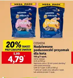 Lidl Snacki dla kota poduszeczki Coshida oferta