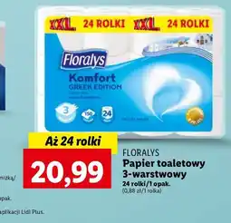 Lidl Papier toaletowy greek edition Floralys oferta