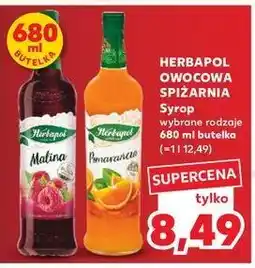 Kaufland Syrop malina Herbapol oferta