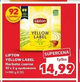 Kaufland Herbata Lipton Yellow Label Tea oferta
