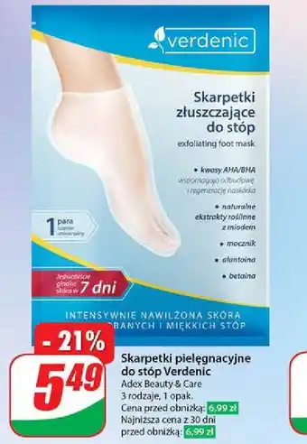 Dino Skarpetki złuszczające do stóp Verdenic oferta