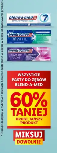 Lidl Pasta do zębów glamourous white Blend-A-Med 3D White Luxe oferta