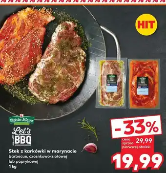 Kaufland Stek z karkówki w marynacie paprykowej K-Classic Let's Bbq oferta