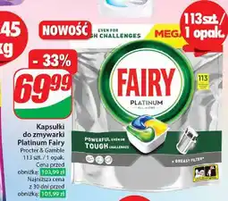 Dino Kapsułki do zmywarki lemon Fairy Platinum oferta