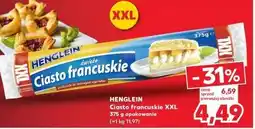 Kaufland Ciasto francuskie xxl Henglein oferta