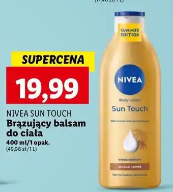 Lidl Balsam brązujący karnacja jasna do średniej Nivea Sun-Kissed oferta