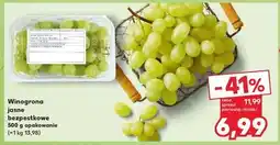 Winogrono jasne bezpestkowe