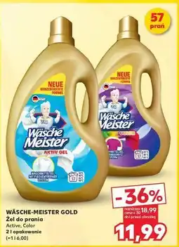 Kaufland Żel do prania color Wasche Meister oferta