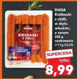 Kaufland Kiełbaski z chilli Silesia Duda oferta