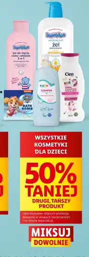 Lidl Szampon, żel pod prysznic i płyn do kąpieli 3w1 różowy Cien Kids oferta