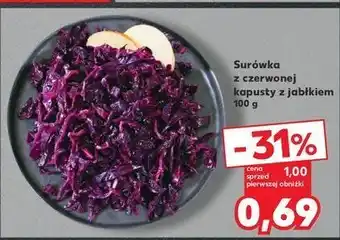 Kaufland Surówka z czerwonej kapusty jabłkiem oferta