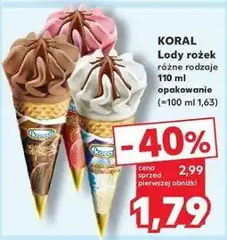 Kaufland Rożek truskawkowy Koral oferta