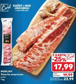 Kaufland Żeberka wieprzowe paski Morliny oferta