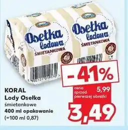 Lód osełka śmietankowa Koral Osełka Lodowa